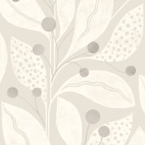 Ohpopsi Laid Bare Berry Dot Dove Wallpaper - LBK50118W