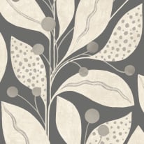 Ohpopsi Laid Bare Berry Dot Carbon Wallpaper - LBK50119W