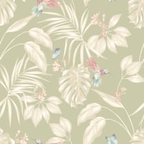 Ohpopsi Laid Bare Hummingbird Sage Wallpaper - LBK50138W