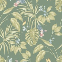 Ohpopsi Laid Bare Hummingbird Forest Wallpaper - LBK50147W