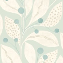 Ohpopsi Laid Bare Berry Dot Duckegg Wallpaper - LBK50149W