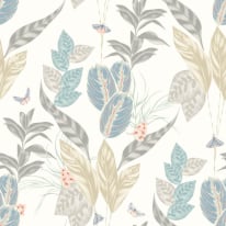 Ohpopsi Laid Bare Spirit Soft Blue Wallpaper - LBK50159W