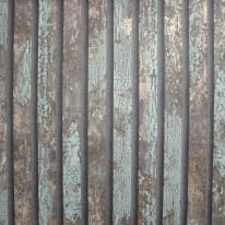 Crown Carbon Oxidize Stripe Teal Metallic Wallpaper - M1750