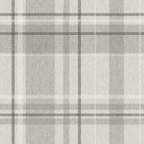 Crown Harris Check Soft Grey Wallpaper - M1871