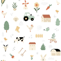 Muriva Country Farm Multi Wallpaper - M51507