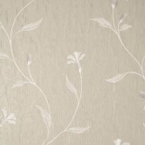 Vymura Bellagio Floral Taupe Metallic Wallpaper - M95652