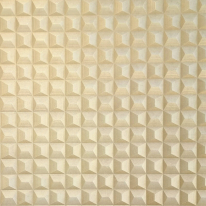 Vymura Romero 3D Effect Geometric Gold Metallic Wallpaper - M95685