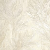 Vymura Gianni Feather Cream Metallic Wallpaper - M95695