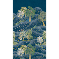 Grandeco Young Edition Whimsy Scene Teal Wall Mural - ML1802