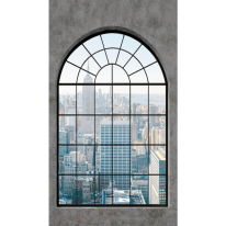 Grandeco Young Edition New York Window Multi Wall Mural - ML6201