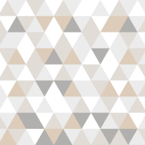 Origin Geometric Triangles Natural Wall Mural - MUR137