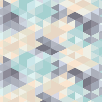 Origin ISO Triangles Duck Egg Wall Mural - MUR141