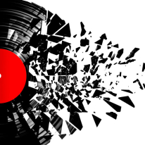 Origin Smashed Vinyl Monochrome Wall Mural - MUR151