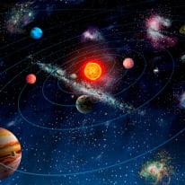 Origin Solar System Multi Wall Mural - MUR179