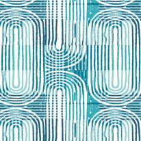 Origin Curved Line Texture Blue Wall Mural - MUR207