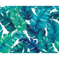 Origin Bold Tropical Leaves Green Wall Mural - MUR296