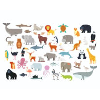 Origin Animal Collection Multi Wall Mural - MUR307