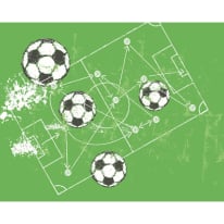 Origin Football Grunge Texture Green Wall Mural - MUR314