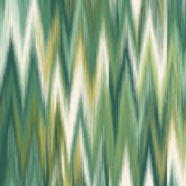 Origin Ikat Zig Zag Forest Green Wall Mural - MUR341