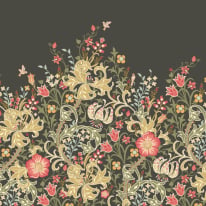 Origin Trailing Lily Midnight Wall Mural - MUR379