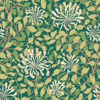 Origin Honeysuckle Forest Green Wall Mural - MUR383