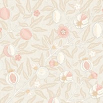 Origin Fruit and Foliage Soft Linen Wall Mural - MUR390