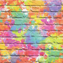 Muriva Camouflage Brick Multi Wallpaper - L33505