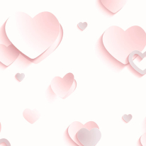 Muriva Gallery Hearts Pink Glitter Wallpaper - J92603