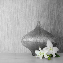 Muriva Lustre Texture Grey Pearlescent Wallpaper - 114923