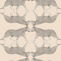 Galerie Enchanted Sabor Leopard Natural Metallic Wallpaper - NHW1032