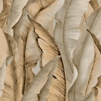 Galerie Enchanted Malay Banana Leaf Beige Wallpaper - NHW1043