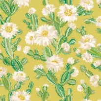 Ohpopsi Revive Cactus Bloom Chartreuse Wallpaper - REV50158W