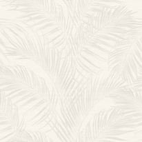Galerie Botanical Palm Leaf Cream Metallic Wallpaper - PS33310