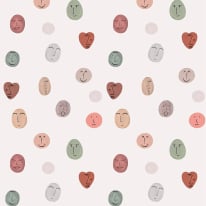 Grandeco Smileys Multicoloured Wall Mural - RB307