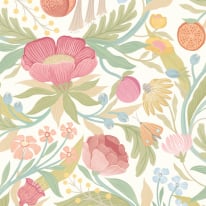 Ohpopsi Clementine Blossom/Sage Wallpaper - RON50150W