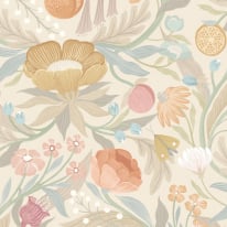 Ohpopsi Clementine Chalk/Parchment Wallpaper - RON50151W