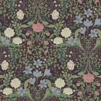 Galerie Sommarang 2 Frösö Purple/Green Wallpaper - S24103