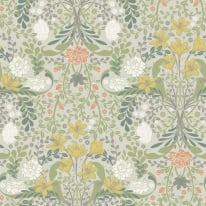 Galerie Sommarang 2 Frösö Grey/Green Wallpaper - S24104