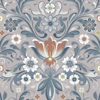 Galerie Sommarang 2 Östanskär Beige/Blue Wallpaper - S24110