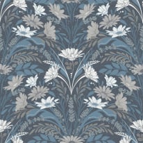 Galerie Sommarang 2 Värmdö Blue/Grey Wallpaper - S24115