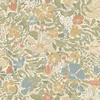 Galerie Sommarang 2 Midsommar Green/Blue Wallpaper - S63017