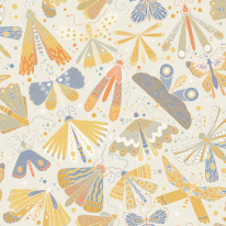 Galerie Sommarang 2 Flyga Grey Multi Wallpaper - S63023