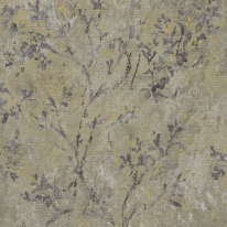 Galerie Welcome Home Rustic Blossom Purple/Brown Wallpaper - WH30123