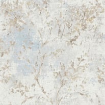 Galerie Welcome Home Rustic Blossom Beige/Blue Wallpaper - WH30124