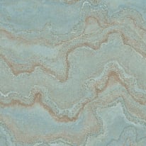 Galerie Welcome Home Water Marble Teal Metallic Wallpaper - WH30173