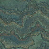 Galerie Welcome Home Water Marble Green Metallic Wallpaper - WH30175