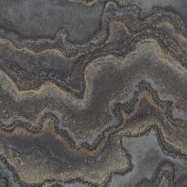 Galerie Welcome Home Water Marble Black Metallic Wallpaper - WH30176