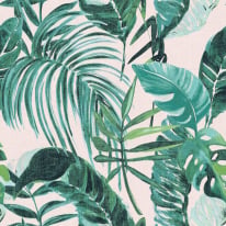 Ohpopsi Palera Palm Leaves Turquoise Wallpaper - WLD53101W