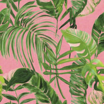 Ohpopsi Palera Palm Leaves Fuchsia Wallpaper - WLD53104W