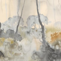 Ohpopsi Forest Seasons Slate/Linen Wall Mural - WND50112M